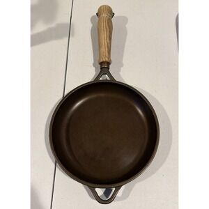 Berndes Cast Aluminum 8" Skillet Fry Pan Non-Stick Wooden Handle Made In Germany